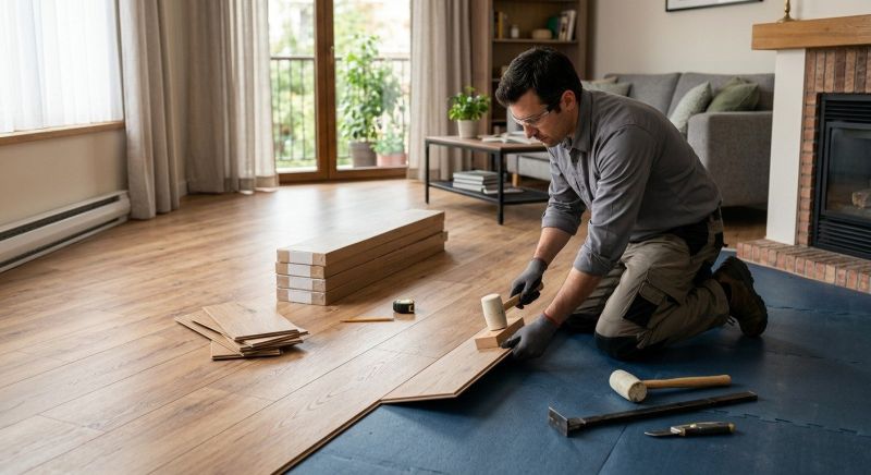 Laminate Floor Installation in Triangle, VA