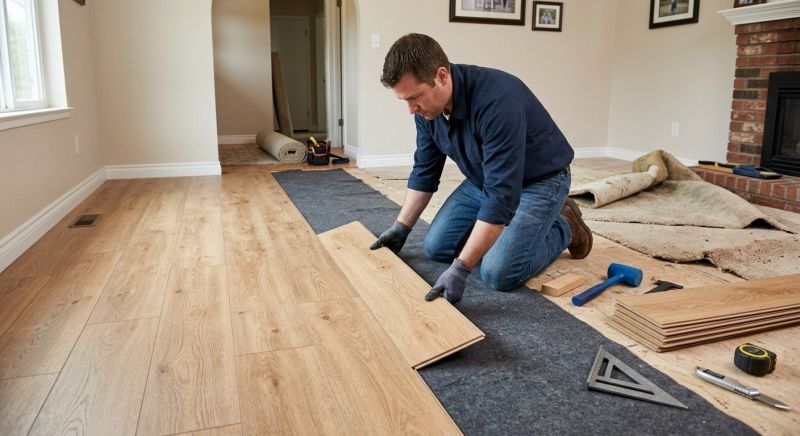 Laminate Floor Remodeling in Stafford, VA