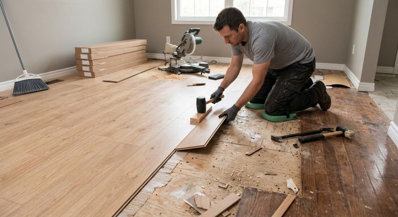 Laminate Floor Replacement in Port Royal, VA