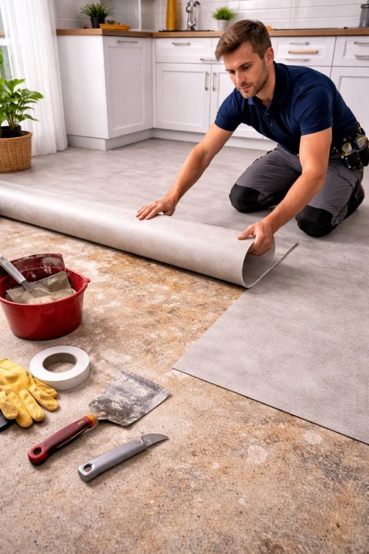 Linoleum Floor Installation in Bristow, VA