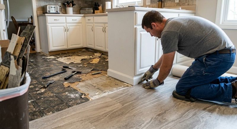Linoleum Floor Installation in Fauquier County, VA