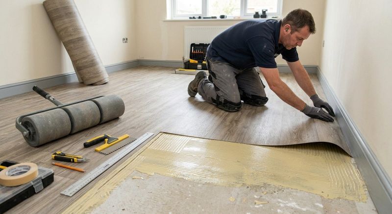 Sheet Linoleum Installation in Remington, VA