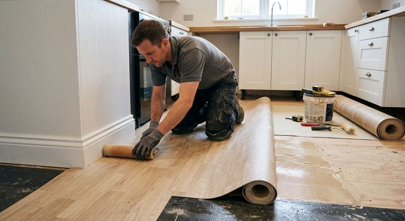 Sheet Linoleum Installation in Warrenton, VA