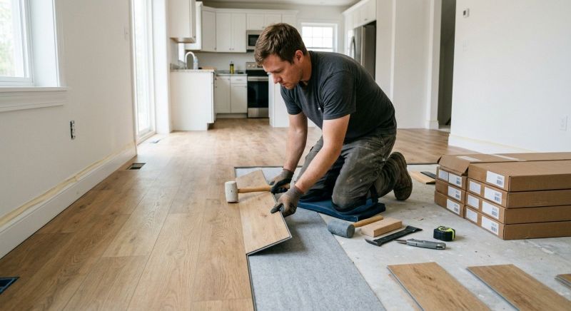 Vinyl Plank Floor Installation in Stafford, VA